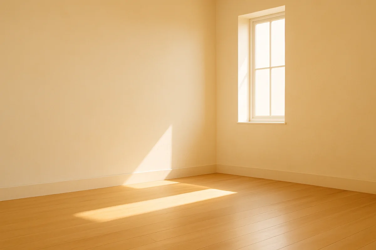 Licht fällt in einen Raum – Symbol für Klarheit, Offenheit und Neubeginn