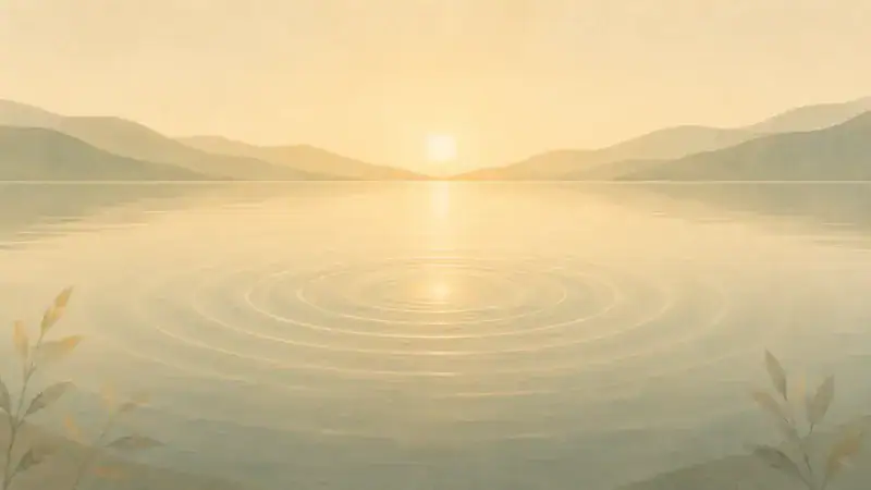 Ruhiger See im Morgenlicht – Symbol für Klarheit und Resonanz im Business-Coaching bei integralux®