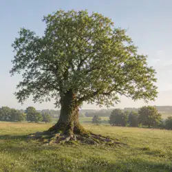 Tiefenorientierte Selbstführung – Baum mit tiefen Wurzeln